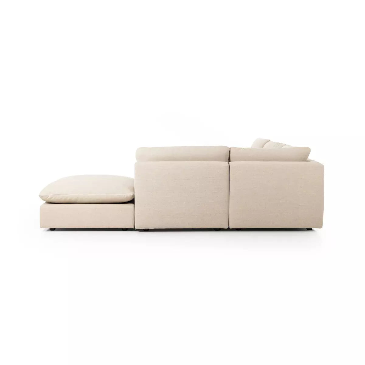 Ingel 4-Piece Sectional W/ Ottoman Left Arm Facing Antwerp Taupe