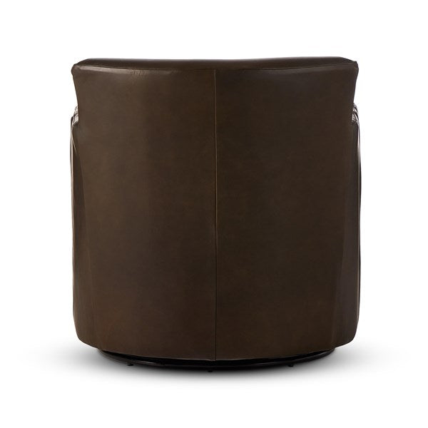 Miriam Swivel Chair Heirloom Cigar | BeBoldFurniture