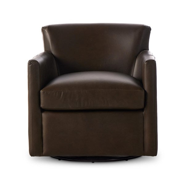 Miriam Swivel Chair Heirloom Cigar | BeBoldFurniture