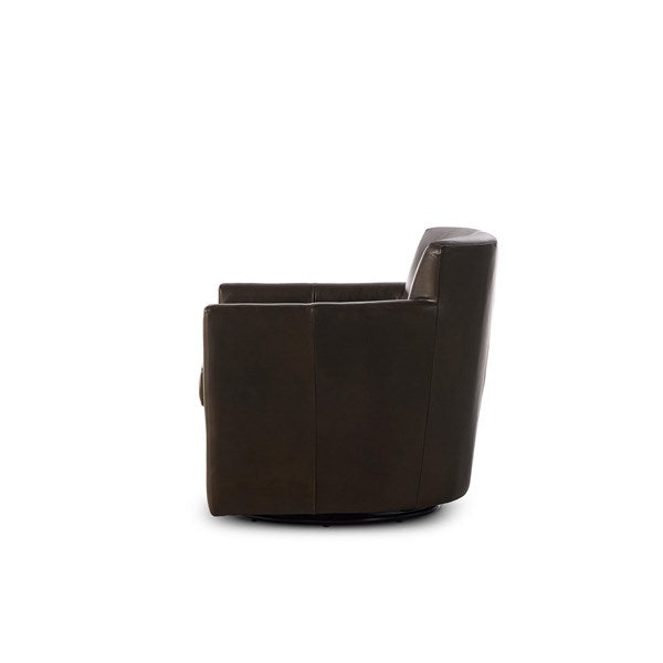 Miriam Swivel Chair Heirloom Cigar | BeBoldFurniture