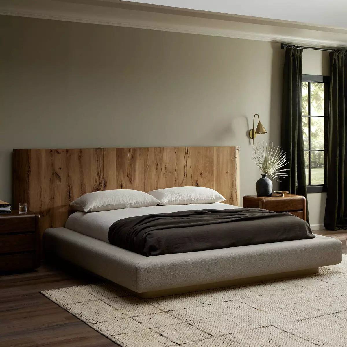 Lara Bed Natural Reclaimed French Oak | BeBoldFurniture