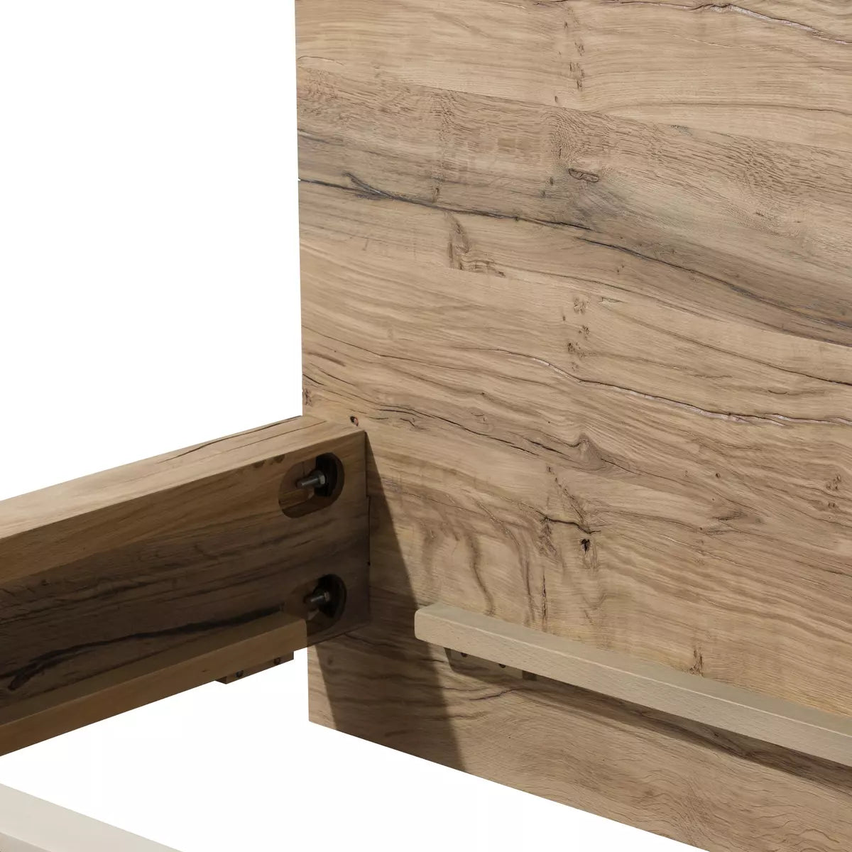 Lia Bed Natural Reclaimed French Oak | BeBoldFurniture