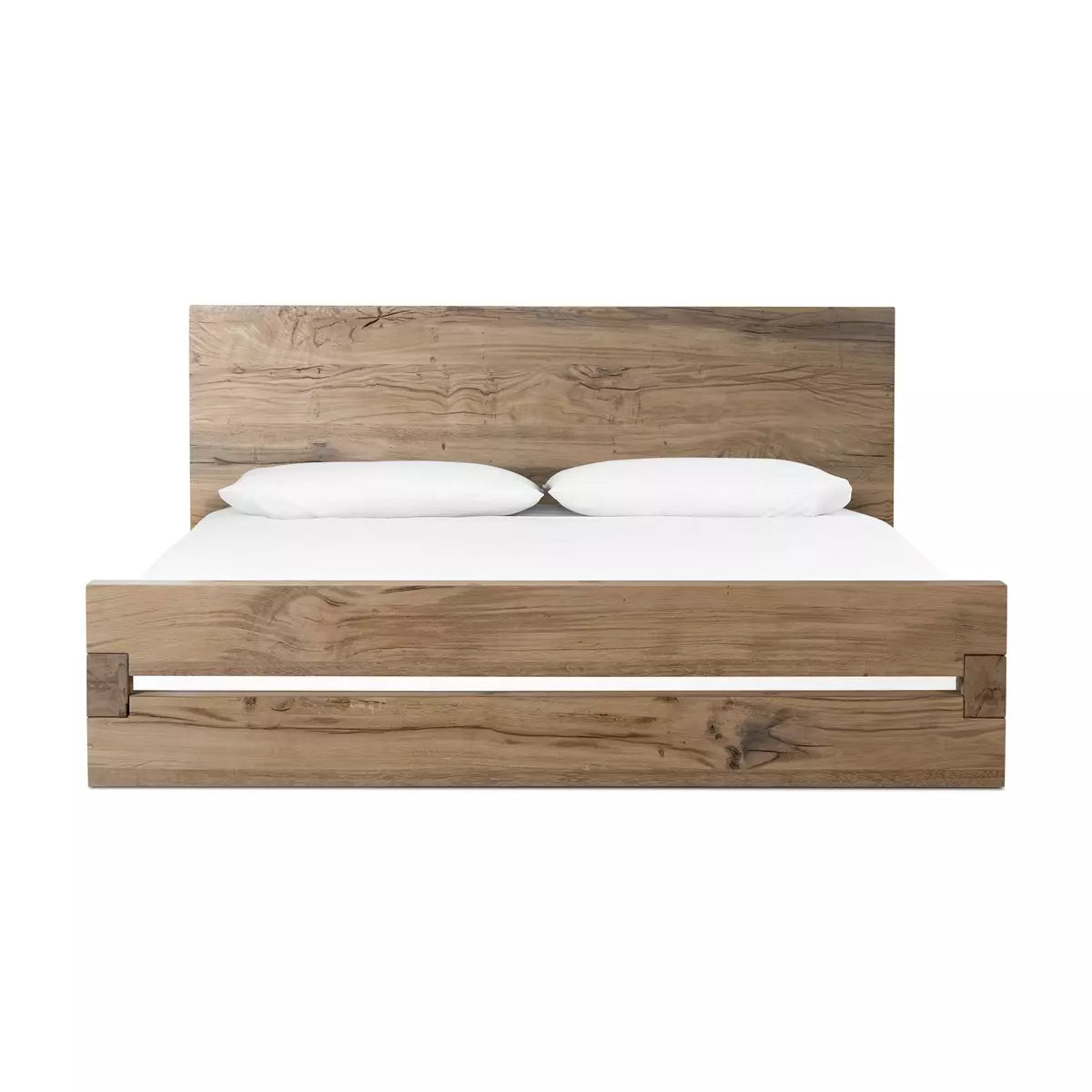 Lia Bed Natural Reclaimed French Oak | BeBoldFurniture