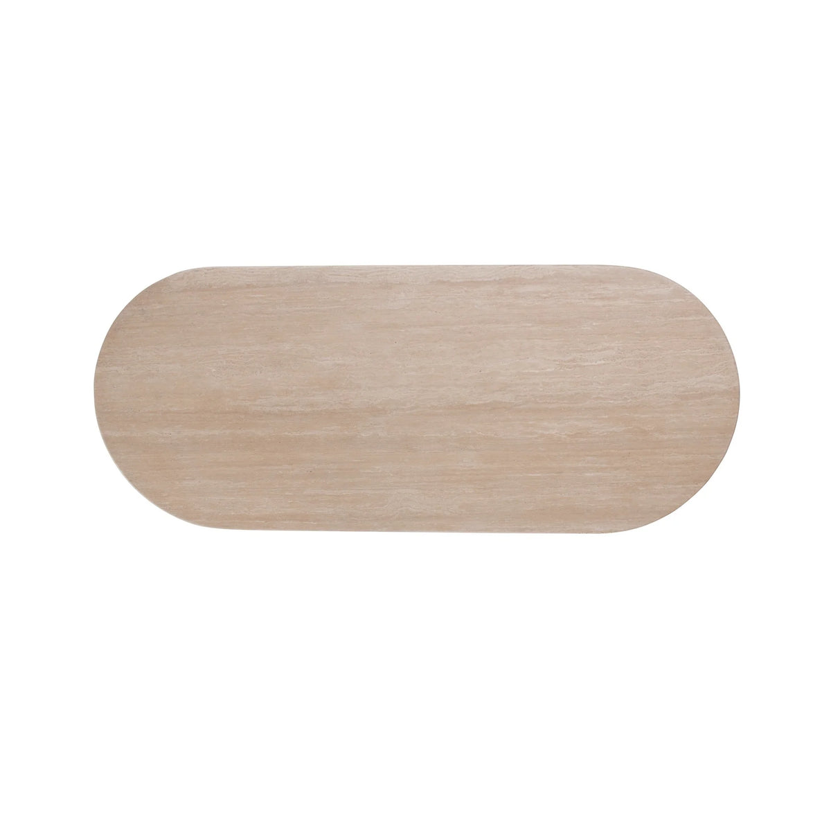 Acacius Travertine Oval Dining Table | BeBoldFurniture