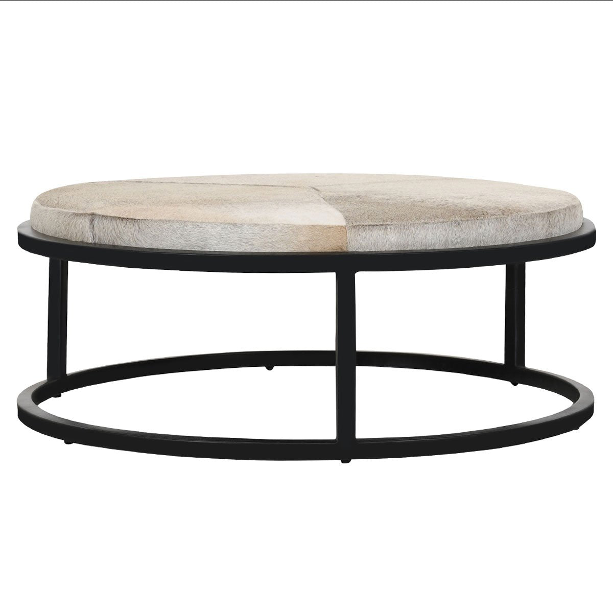 Hayword Hide Set of 2 Nesting Coffee Tables Sparrow Gray | BeBoldFurniture
