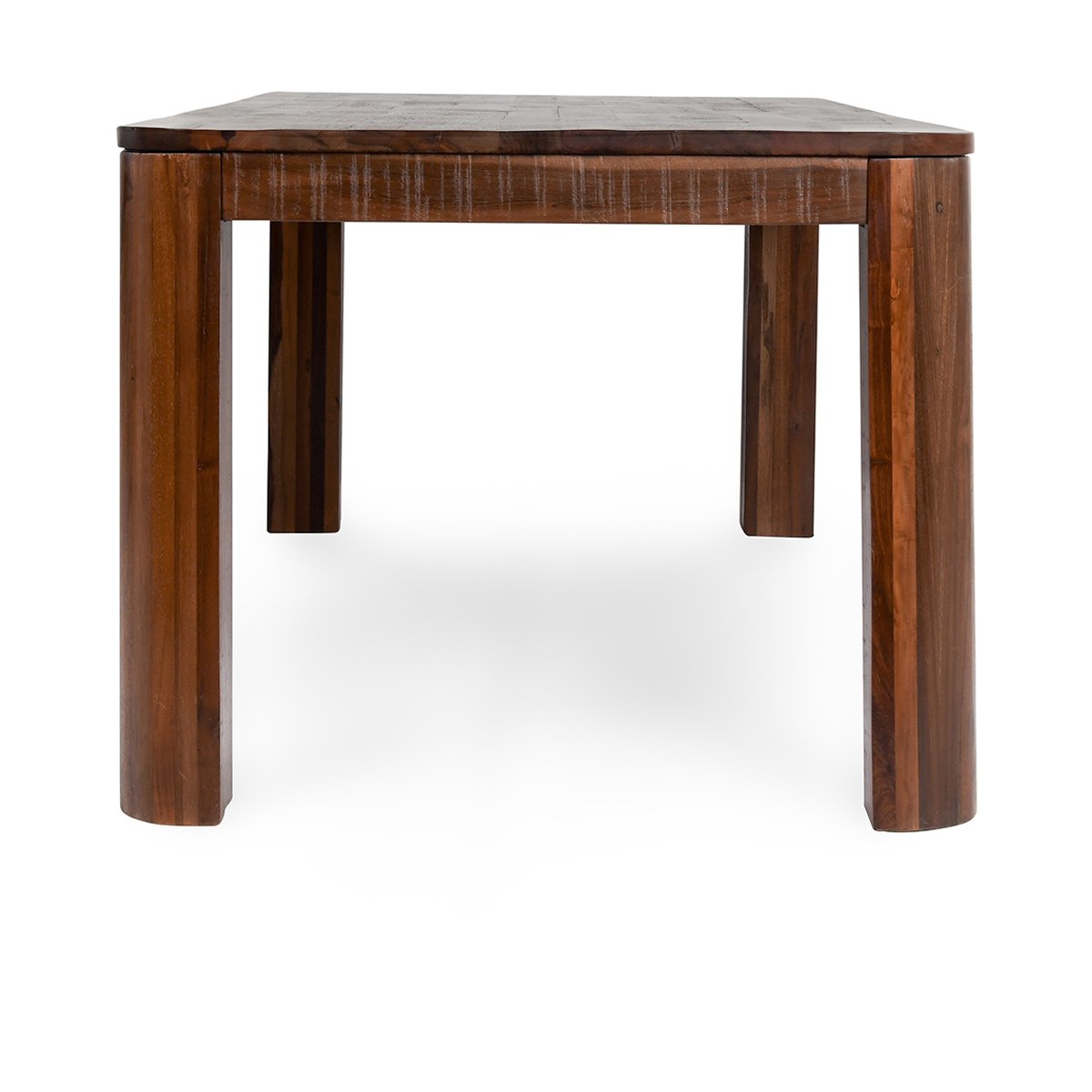 Nemi Reclaimed Wood 84" Dining Table Reclaimed Brown | BeBoldFurniture
