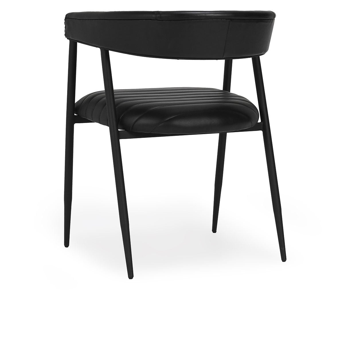 Preston Dining Chair Jet Black | BeBoldFurniture
