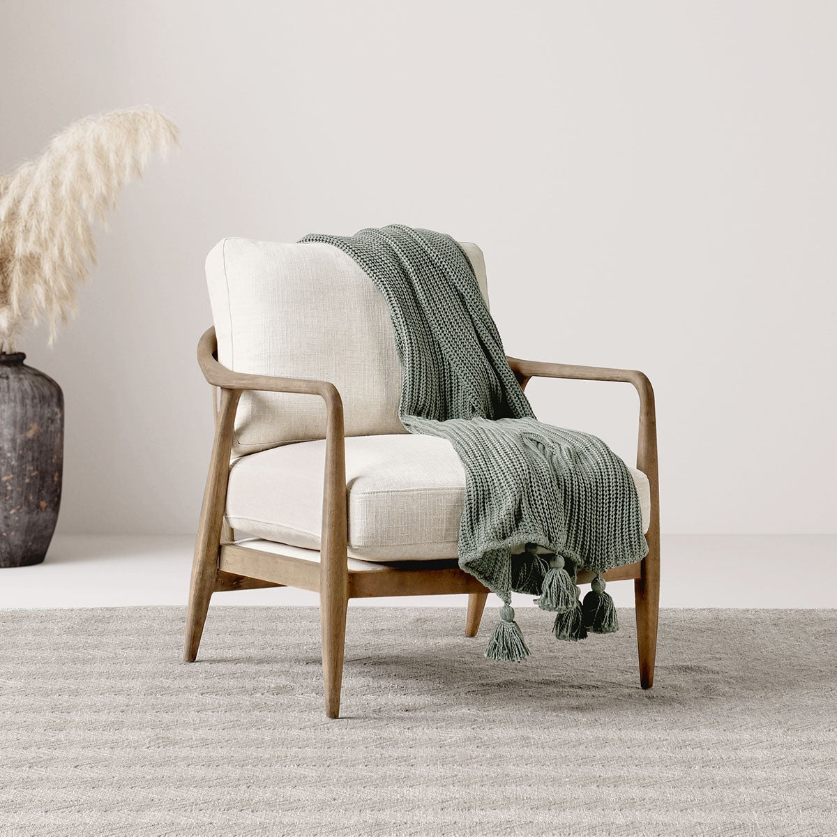 Lennon Accent Chair Natural | BeBoldFurniture