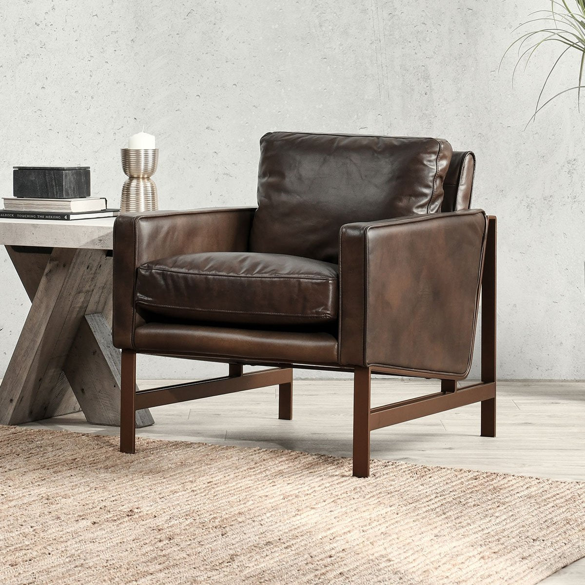 Chazzie Club Chair Truffle Brown | BeBoldFurniture