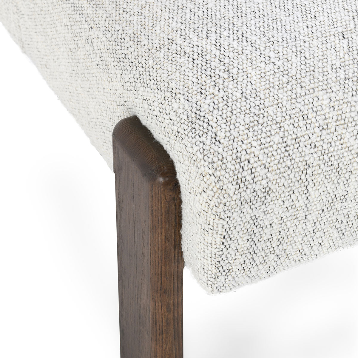 Chelsea Upholstered/Wood Dining Chair Pixel Ivory