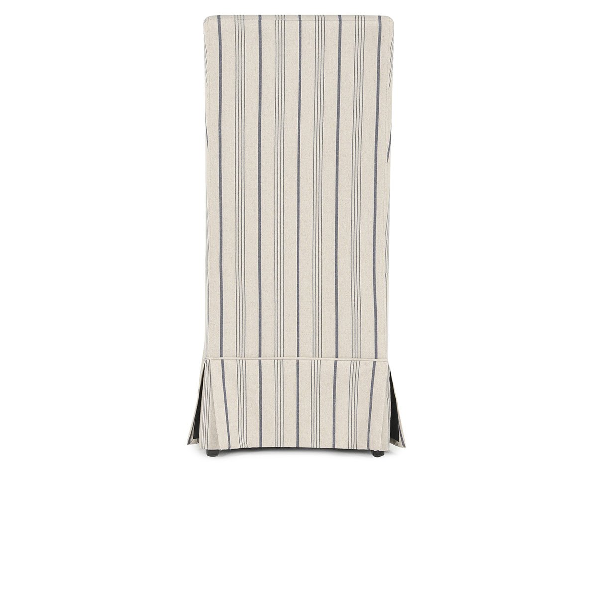 Melrose Upholstered Dining Chair Set of 2 Blue Stripe | BeBoldFurniture
