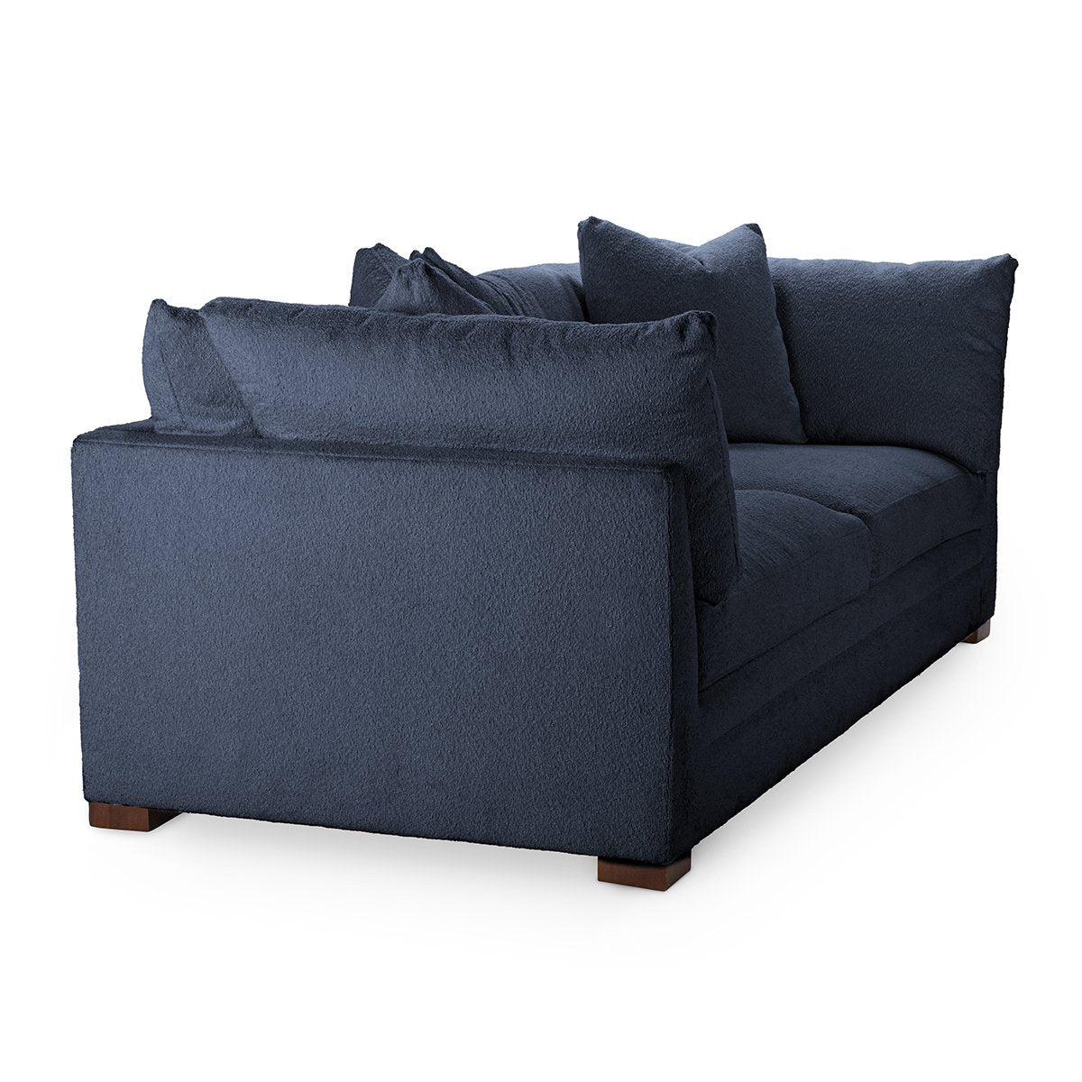 Audrey Upholstered Sofa Rise Navy | BeBoldFurniture