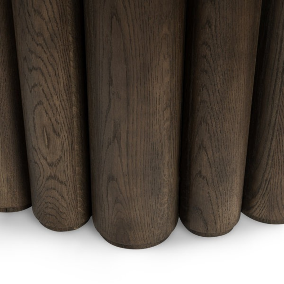 Tiber Round Dining Table Toasted Brown in Houston | BeBoldFurniture
