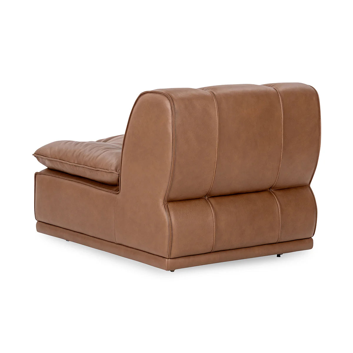 Haven Leather Armless Chair | BeBoldFurniture