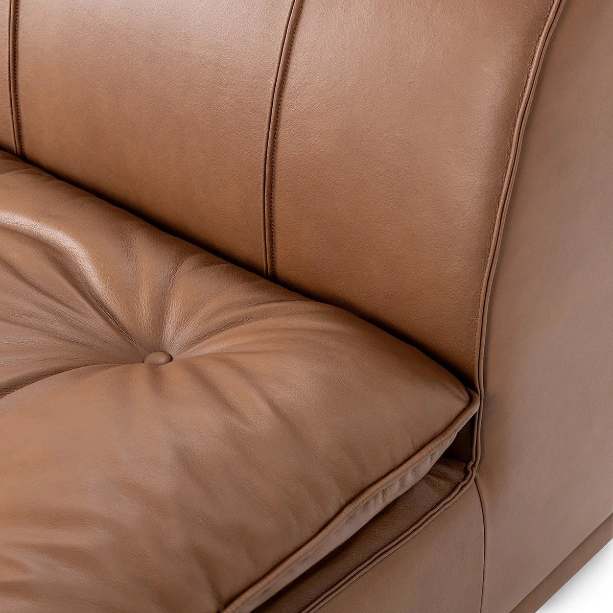 Haven Leather Armless Chair | BeBoldFurniture