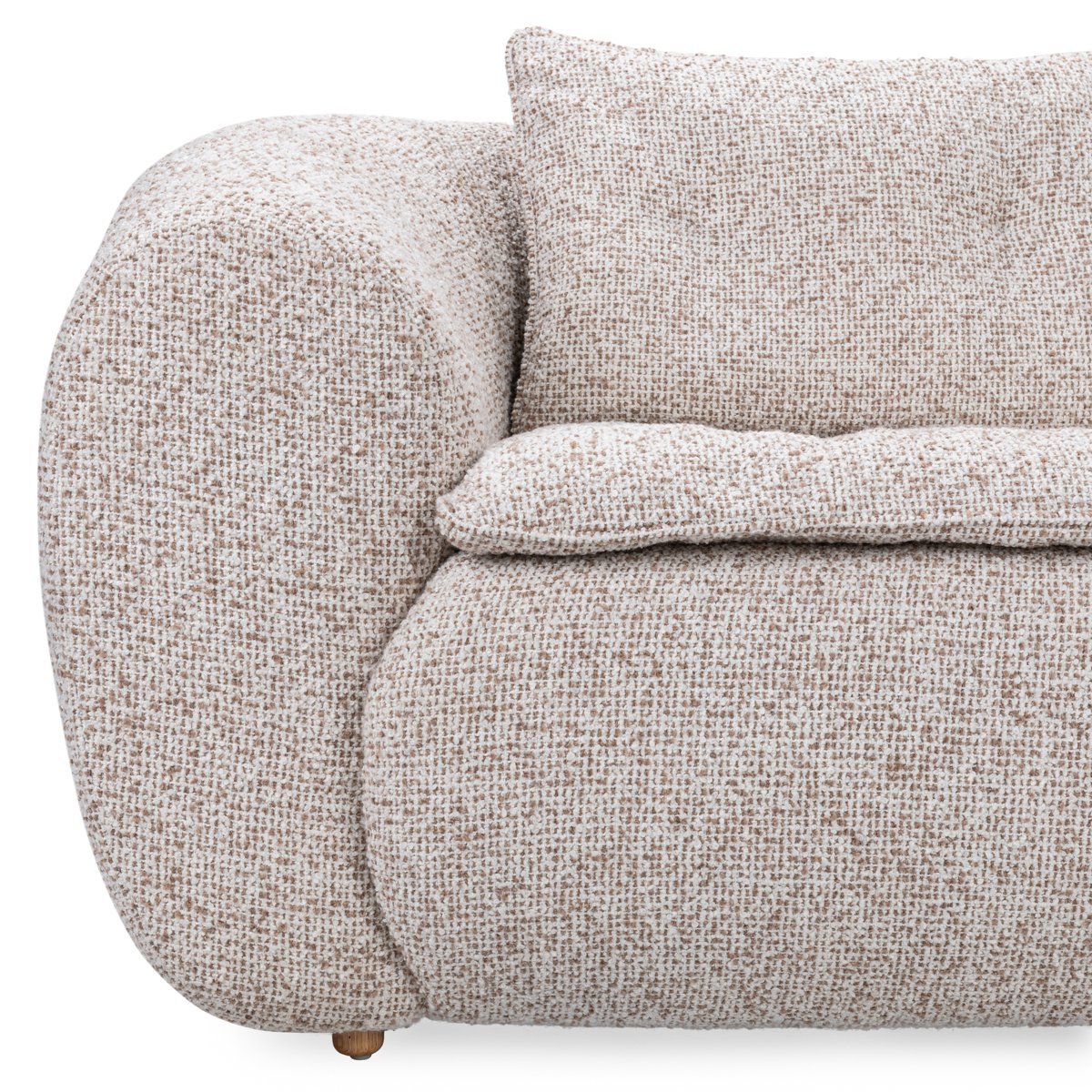 Ember Upholstered Sofa Cream White | BeBoldFurniture