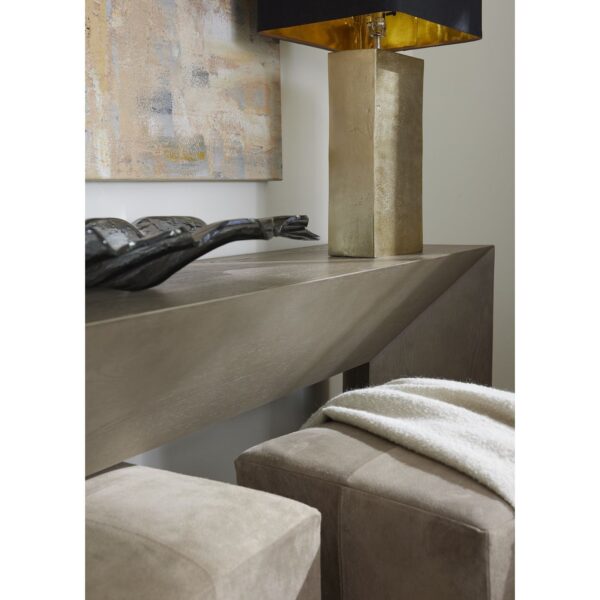 Felix Small Leather Ottoman in Houston | BeBoldFurniture