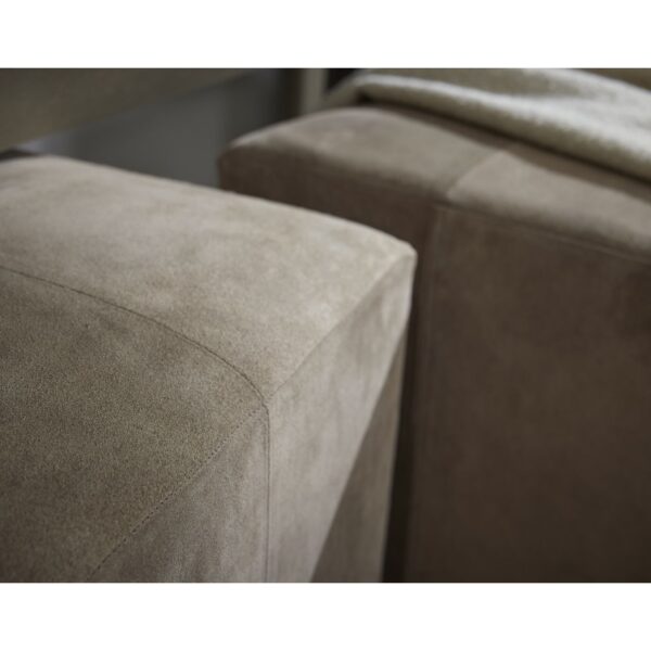 Felix Small Leather Ottoman in Houston | BeBoldFurniture