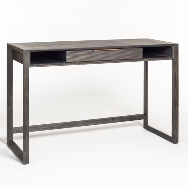 Riley Brushed Carbon Desk in Houston | Office | BeBoldFurniture