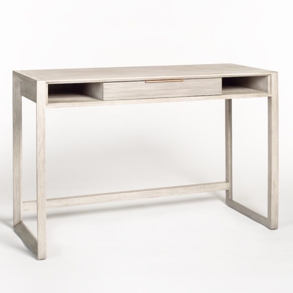 Riley Brushed Smoke Desk in Houston | Office | BeBoldFurniture