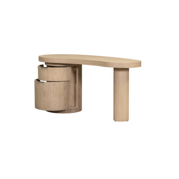 Rory Raw Oak Desk Online in Houston | Office | BeBoldFurniture