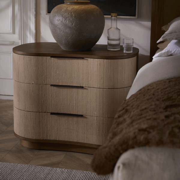 Belmont Three Drawer Nightstand in Houston | BeBoldFurniture