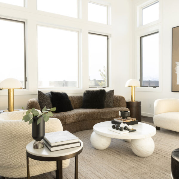 Sennon Curved Sofa Natural Taupe | BeBoldFurniture