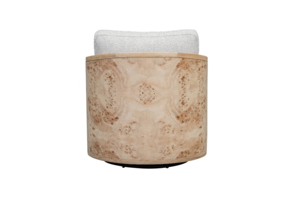 Havana Occasional Swivel Chair Toasted Burl | BeBoldFurniture