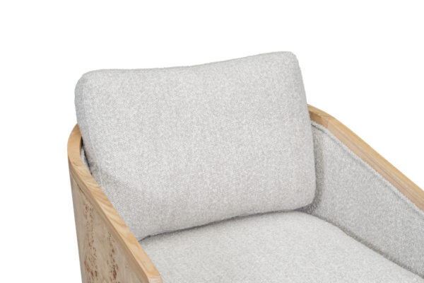 Havana Occasional Swivel Chair Toasted Burl | BeBoldFurniture
