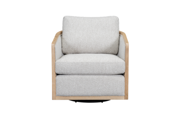 Havana Occasional Swivel Chair Toasted Burl | BeBoldFurniture