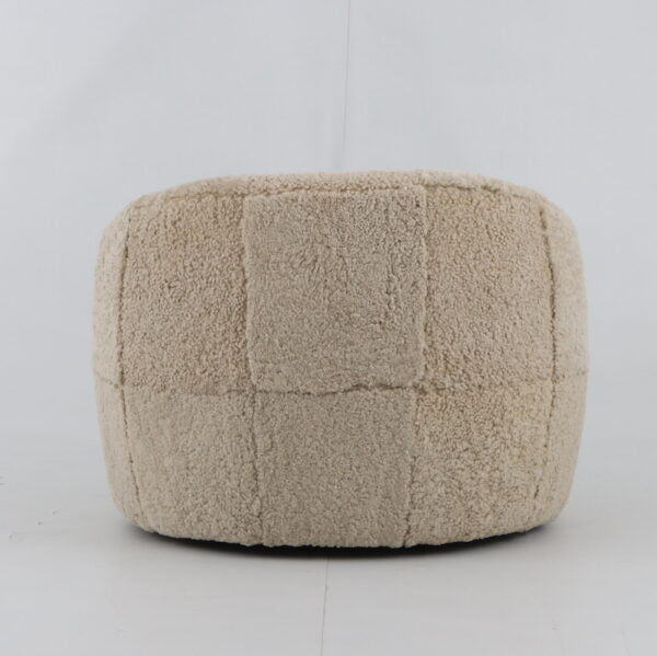 Sennon Swivel Occasional Chair Natural Cream | BeBoldFurniture