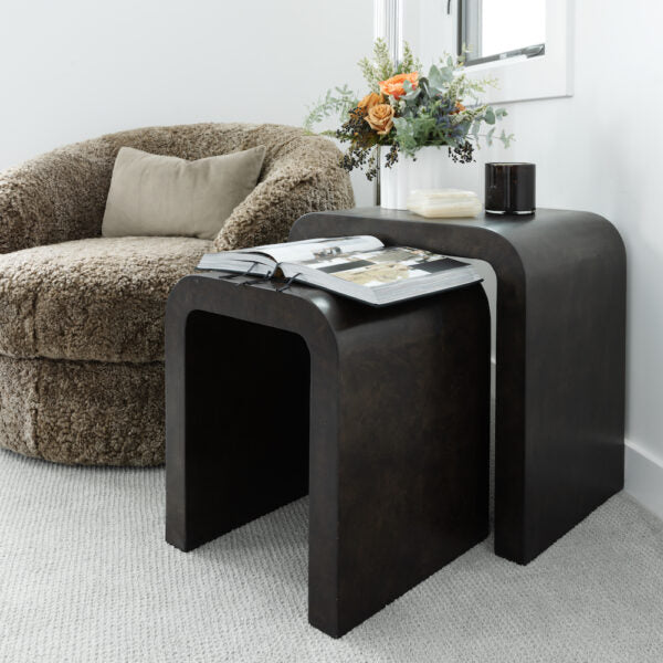 Sennon Swivel Occasional Chair Natural Taupe | BeBoldFurniture