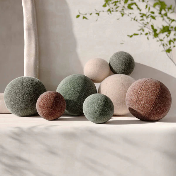Boba Rose-Tan Long Mohair 14" Pillow | BeBoldFurniture