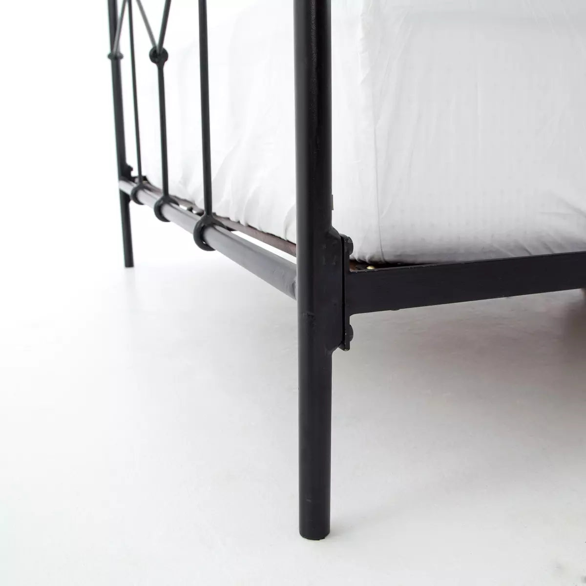 Casey Bed Sandblasted Vintage Black | BeBoldFurniture