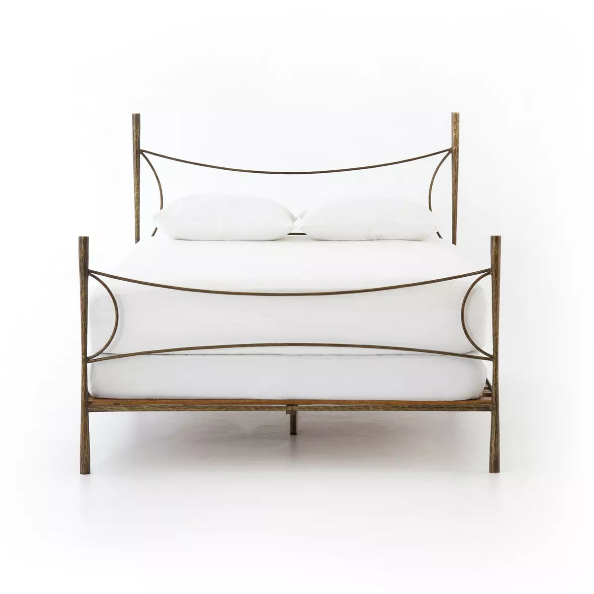 Westwood Bed Antique Brass | BeBoldFurniture
