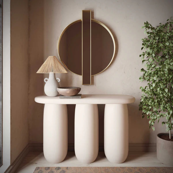 Rahul Cream Console Table | BeBoldFurniture