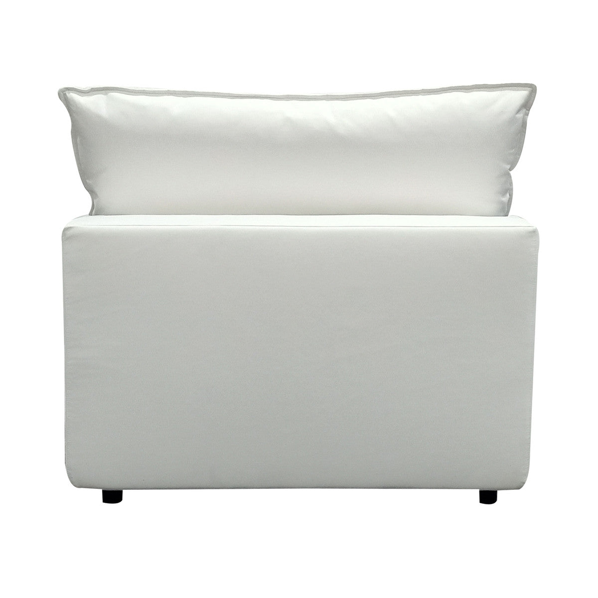 Cali Pearl Performance Fabric Armless Chair | BeBoldFurniture
