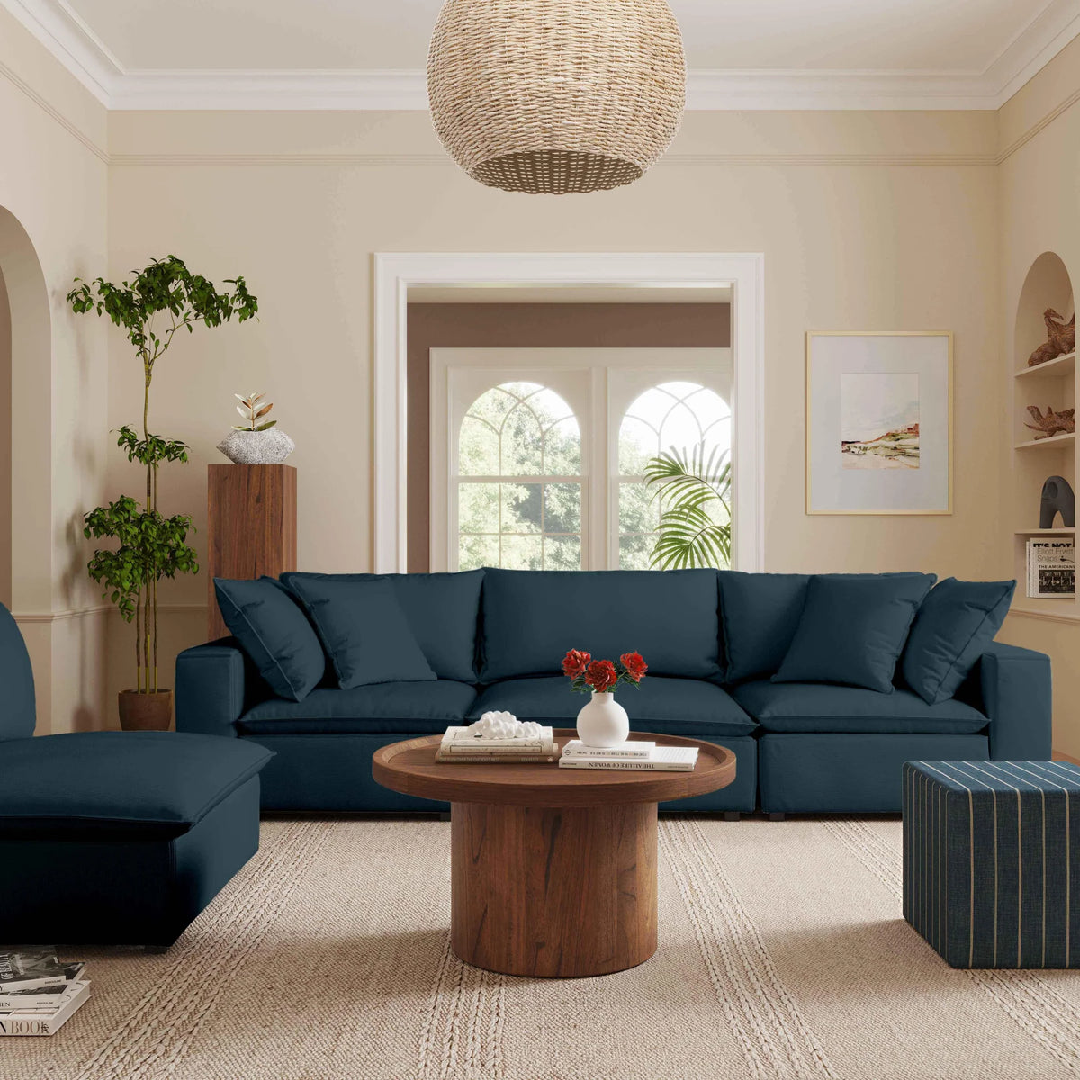 Cali Navy Modular Sofa | BeBoldFurniture