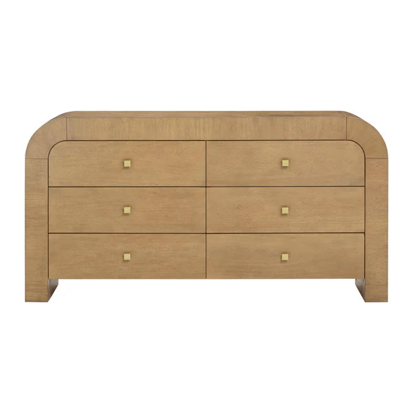 Hump 6 Drawer Natural Dresser | BeBoldFurniture