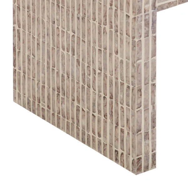 Derry Lavender Capiz Shell Nightstand | BeBoldFurniture