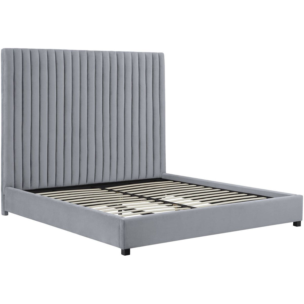 Arabelle Grey Bed King Size In Houston | BeBoldFurniture 