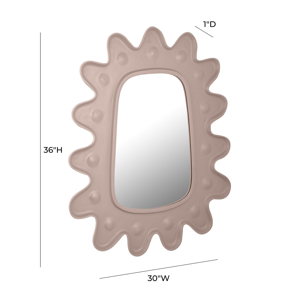Genesis Mirror in Sand | BeBoldFurniture