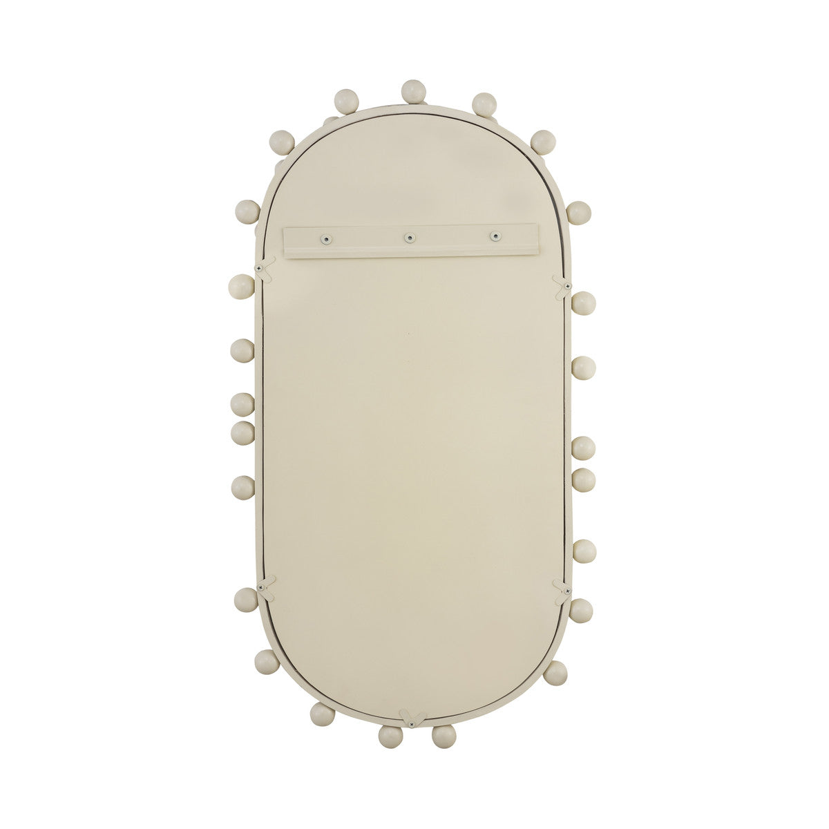 Bubbles Ivory Oval Wall Mirror | BeBoldFurniture