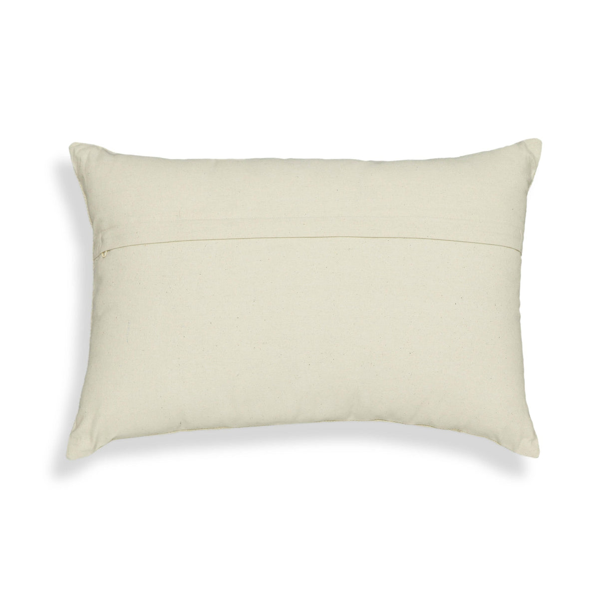 Blossom Embroidered Daisy Wool 24" x 16" Accent Cushion | BeBoldFurniture