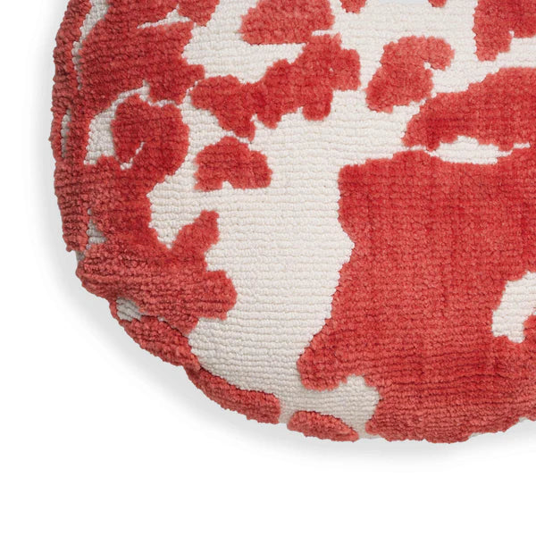 Coast Coral Pink Tufted 20" Round Pillow | BeBoldFurniture
