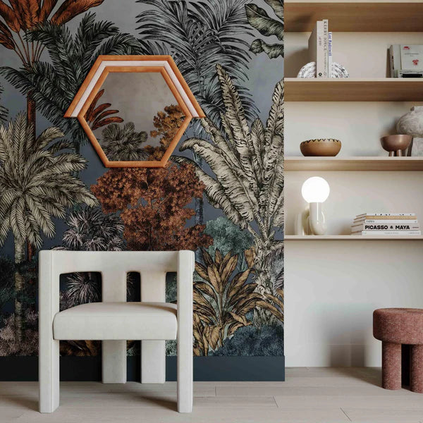 Lally Terracotta Velvet Prism Wall Mirror | BeBoldFurniture