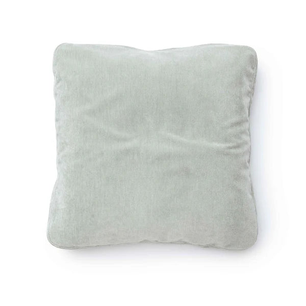 Tipsy Mint Green Upcycled Chenille 24" x 24" Square Floppy Pillow | BeBoldFurniture