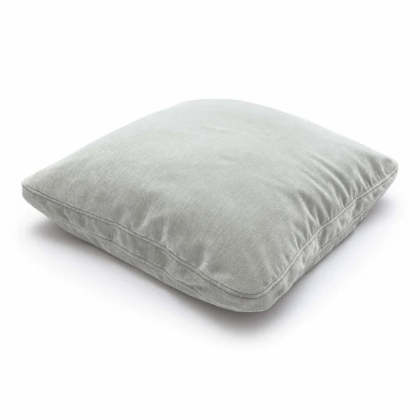 Tipsy Mint Green Upcycled Chenille 24" x 24" Square Floppy Pillow | BeBoldFurniture