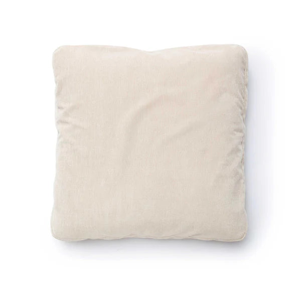 Tipsy Taupe Upcycle Chenille 24" x 24" Square Floppy Pillow | BeBoldFurniture