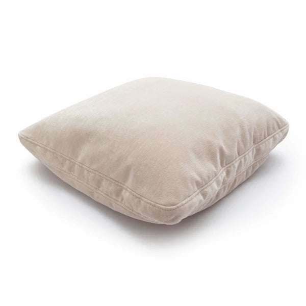Tipsy Taupe Upcycle Chenille 24" x 24" Square Floppy Pillow | BeBoldFurniture